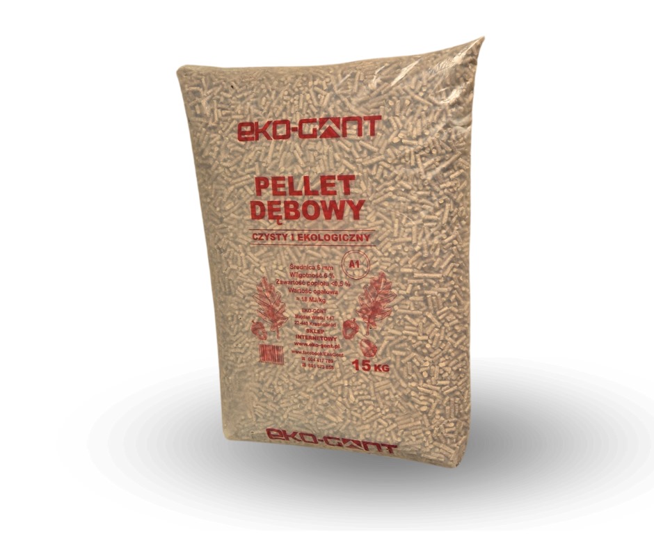 Pellet bukowo-dębowy 6 mm – paleta 975 kg